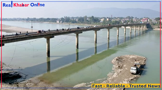 नारायणी नदीमा “सिग्नेचर ब्रिज” निर्माण गरिदै।